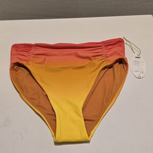 Mynah Sunset Fusion High Waist Bikini Bottom Xs